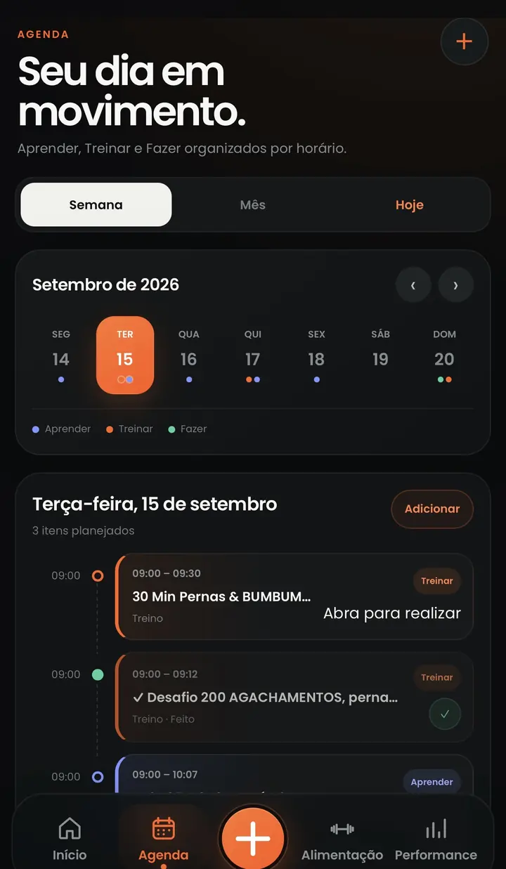 Agenda real do TRIIL